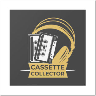 Cassette tape collector logo Posters and Art